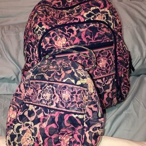 vera bradley backpack and lunch box